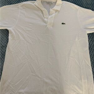 Lacoste White Polo Shirt Classic Design